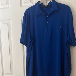 Ralph Lauren Men's Vibrant Blue Polo Shirt